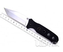 Folding knife with black G10 handle UD17042